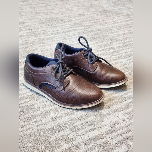 Mix No. 6 Other - Mix No. 6 boy's youth Cole oxford dress shoes brown blue size 1